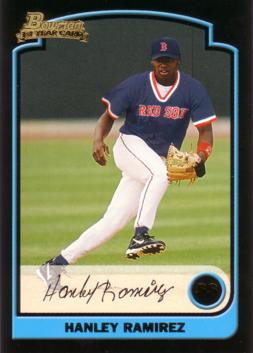 2003 Bowman Hanley Ramirez Rookie Card