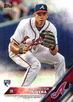 2016 Topps Baseball Hector Olivera Rookie Card