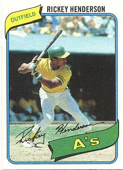 Rickey Henderson Rookie Card