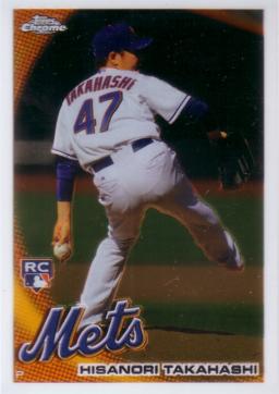 2010 Topps Chrome Hisanori Takahashi Rookie Card