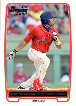 Jackie Bradley Jr First Bowman Baseball Card
