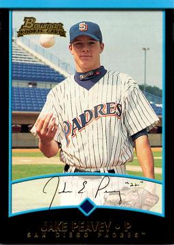 2001 Bowman Baseball Jake Peavy Rookie Card