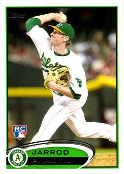 2012 Topps Jarrod Parker Rookie Card