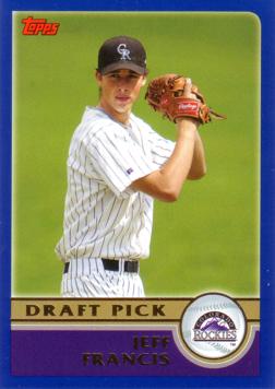 Jeff Francis Draft Pick Card