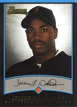 2001 Bowman Draft Picks Jerome Williams Rookie Card