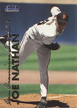 1999 Fleer Update Joe Nathan Rookie Card