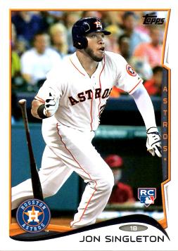 2014 Topps Update Baseball Jon Singleton Rookie Card