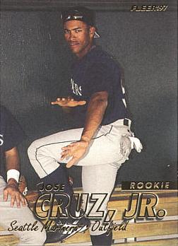 1997 Fleer Jose Cruz Jr Rookie Card