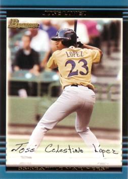 2002 Bowman Draft Jose Lopez Rookie Card