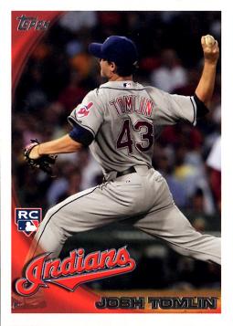 2010 Topps Update Josh Tomlin Rookie Card