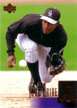 2001 Upper Deck Juan Uribe Rookie Card