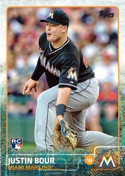 2015 Topps Update Baseball Justin Bour Rookie Card