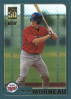 2001 Topps Traded Justin Morneau Rookie Card