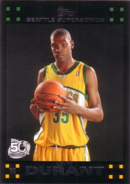 2007/08 Topps Kevin Durant Rookie Card