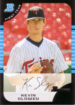 2005 Bowman Draft Picks Kevin Slowey Rookie Card