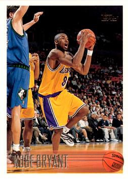 1996-97 Topps Basketball Kobe Bryant Rookie Card