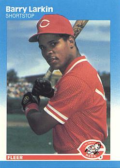 1987 Fleer Barry Larkin Rookie Card