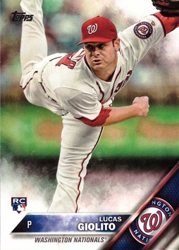 2016 Topps Update Baseball Lucas Giolito Rookie Card