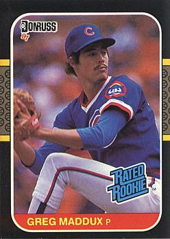 Greg Maddux rookie card