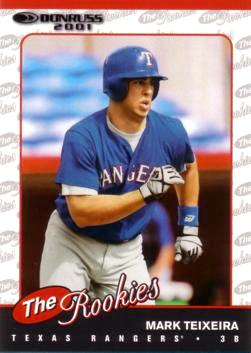 Mark Teixeira rookie baseball card courtesy of homeruncards.com