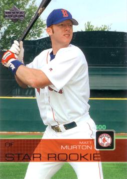 2003 Upper Deck Prospect Premieres Matt Murton Rookie Card