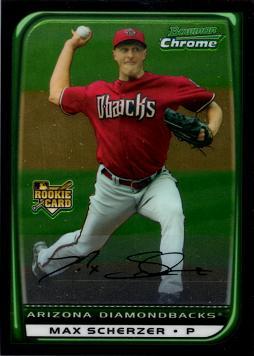 Max Scherzer Bowman Chrome Rookie Card