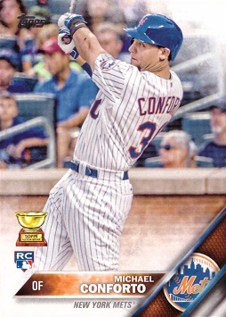 2016 Topps Baseball Michael Conforto Rookie Card