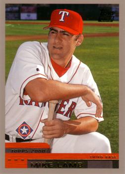2000 Topps Traded Mike Lamb Rookie Card