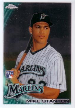 Mike Stanton Topps Chrome Rookie Card