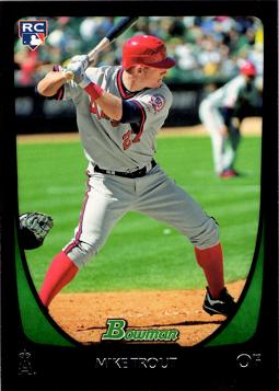 Mike Trout Bowman Draft Rookie Card