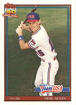 1991 Topps Traded Phil Nevin rookie card