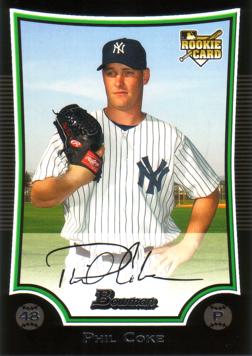 2009 Topps Phil Coke Rookie Card