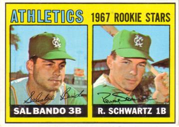 1967 Topps Sal Bando Rookie Card