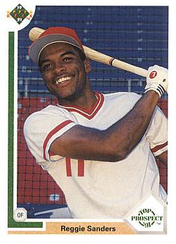1991 Upper Deck Reggie Sanders Rookie Card