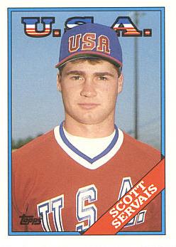 1988 Topps Traded Scott Servais Rookie Card