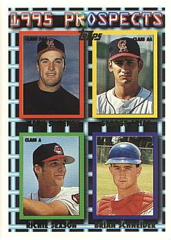 1995 Topps Traded Richie Sexson rookie card