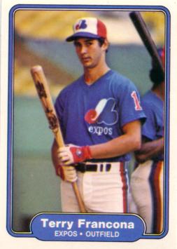 Terry Francona Rookie Card