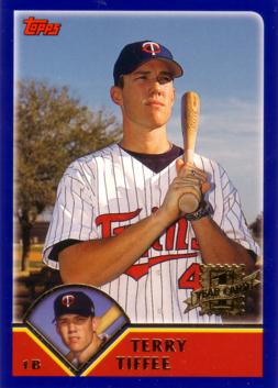 2003 Topps Terry Tiffee Rookie Card