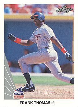 1990 Leaf Frank Thomas Rookie Card