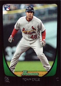 2011 Bowman Draft Baseball Tony Cruz Rookie Card