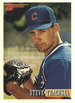 1993 Bowman Steve Trachsel Rookie Card