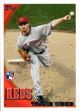 2010 Topps Update Travis Wood Rookie Card