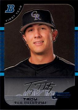2005 Bowman Chrome Baseball Troy Tulowitzki Rookie Card
