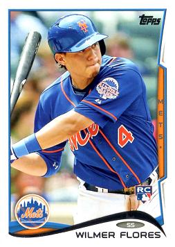 2014 Topps Baseball Wilmer Flores Rookie Card