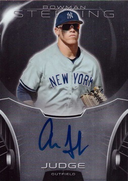 Aaron Judge Autograph Card