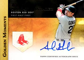 Adrian Gonzalez Certified Autograph Card