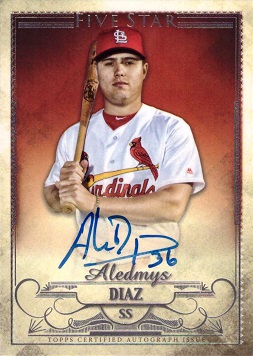 Aledmys Diaz Autograph Rookie Card