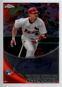 Allen Craig Autograph Baseball Rookie Card