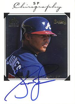 Andruw Jones Authentic Autograph Card