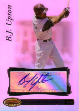 B.J. Upton Authentic Autograph Card